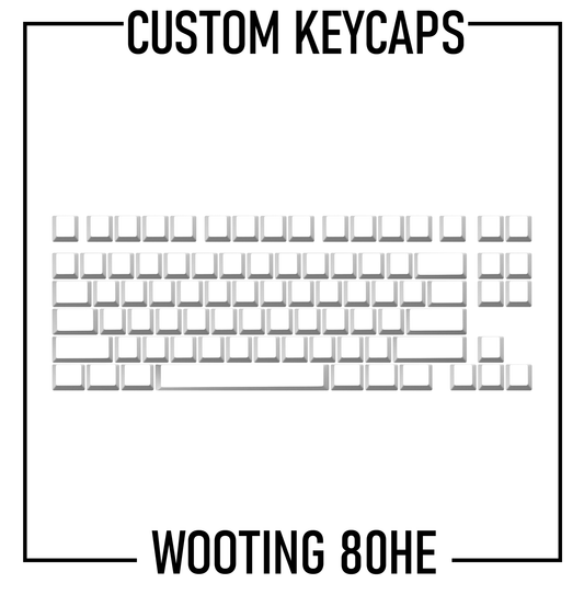 80% Wooting Custom Keycaps Set ( ANSI | 84 Keys )
