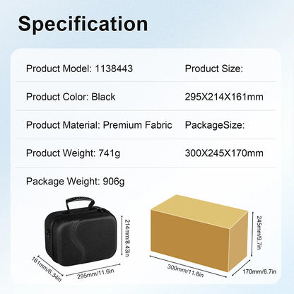 Carrying Case for Meta Quest 3 for BOBOVR M3 PRO Elite Strap Protective Bag Storage Bag for Travel and Home Storage