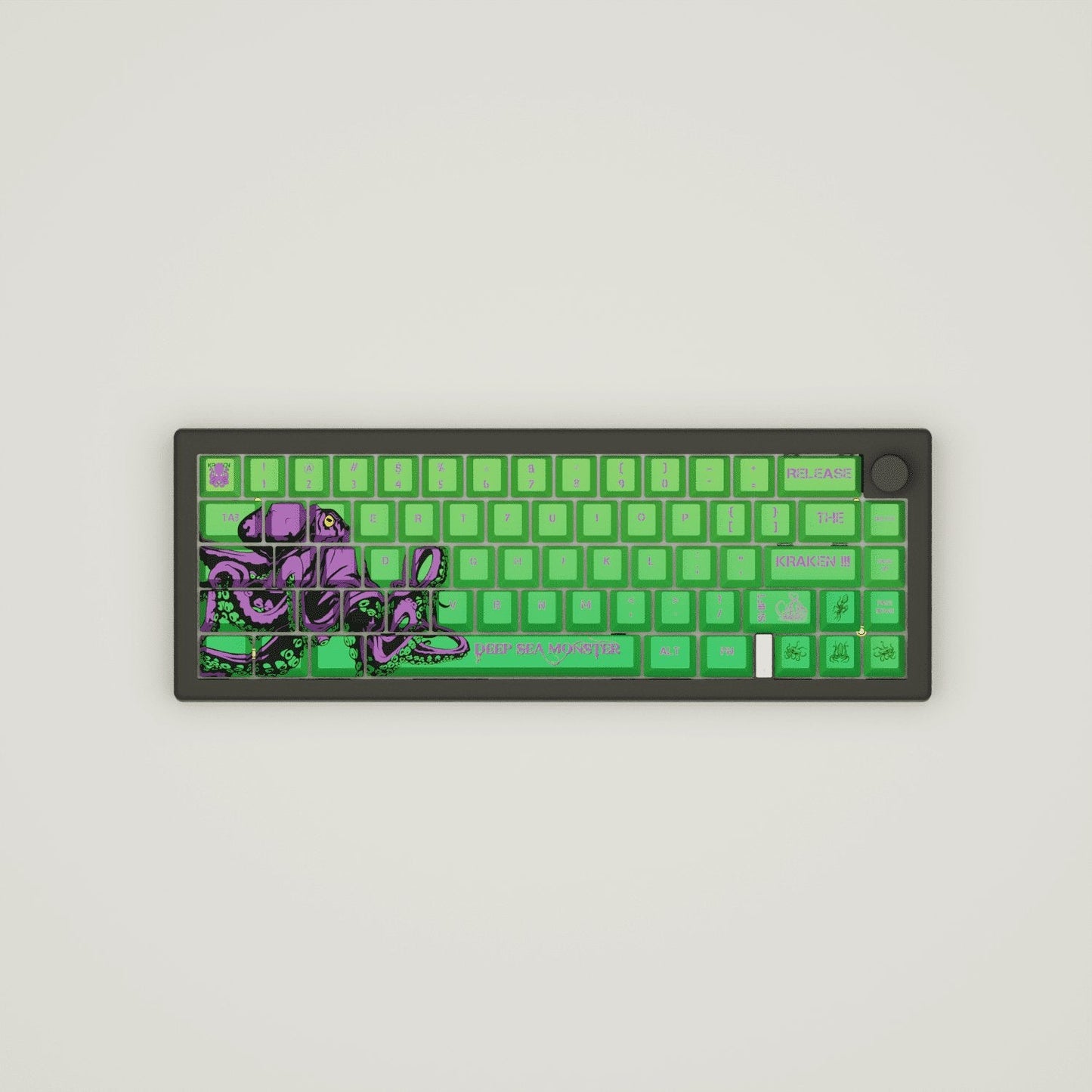 Kraken Design Keycaps and Mechanical Keyboard