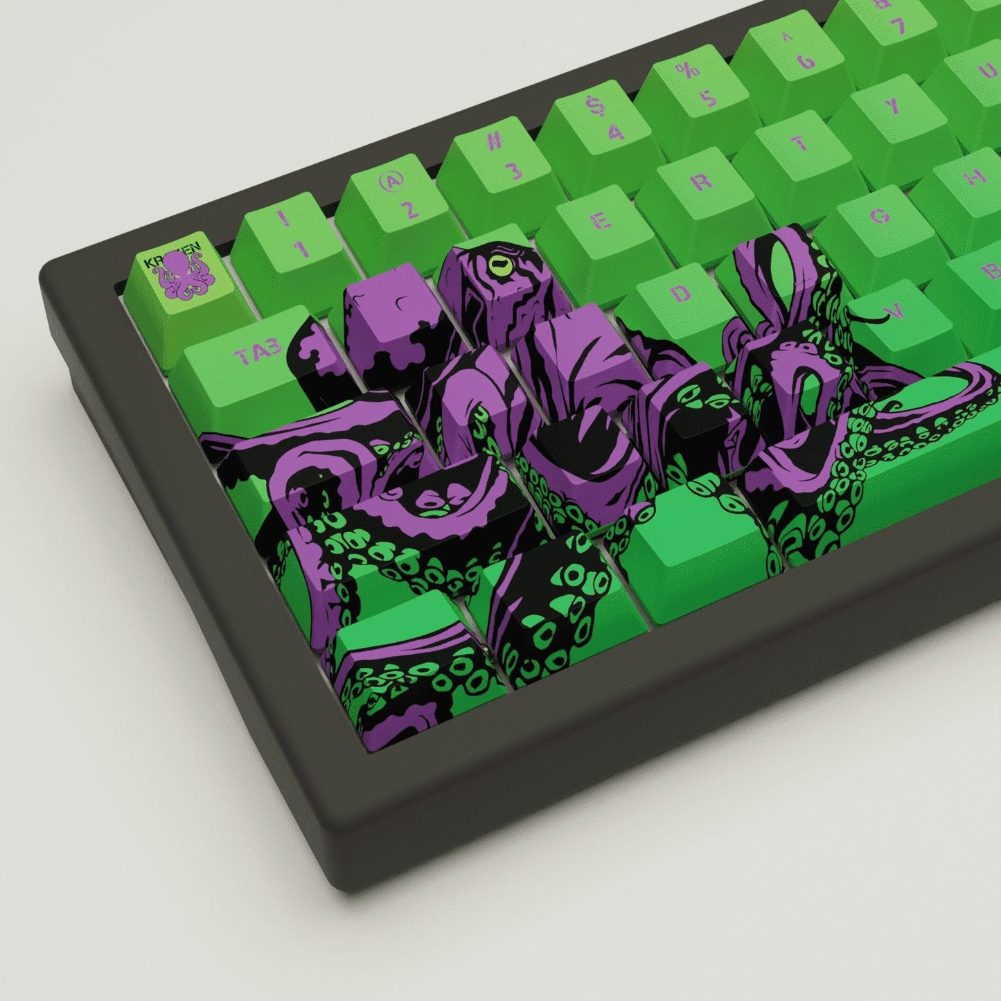 Kraken Design Keycaps and Mechanical Keyboard